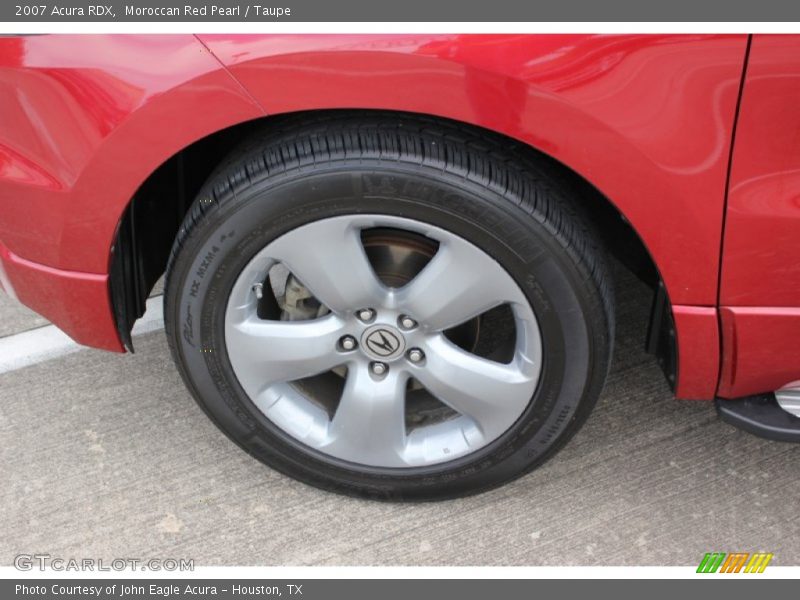 Moroccan Red Pearl / Taupe 2007 Acura RDX