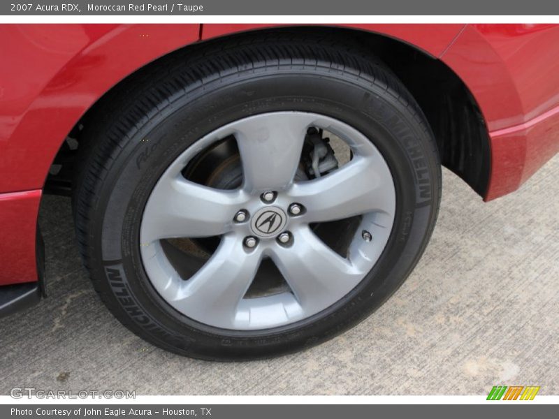 Moroccan Red Pearl / Taupe 2007 Acura RDX