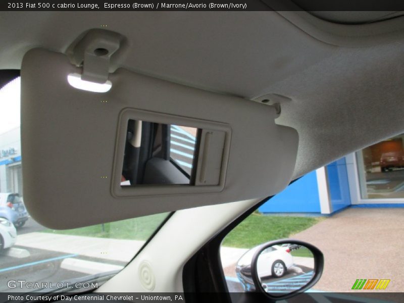 Espresso (Brown) / Marrone/Avorio (Brown/Ivory) 2013 Fiat 500 c cabrio Lounge