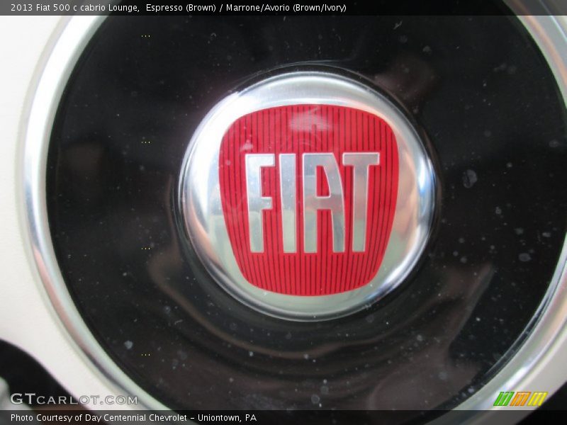 Espresso (Brown) / Marrone/Avorio (Brown/Ivory) 2013 Fiat 500 c cabrio Lounge