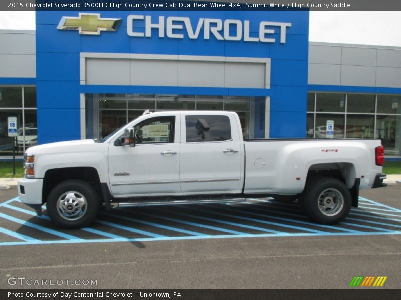  2015 Silverado 3500HD High Country Crew Cab Dual Rear Wheel 4x4 Summit White