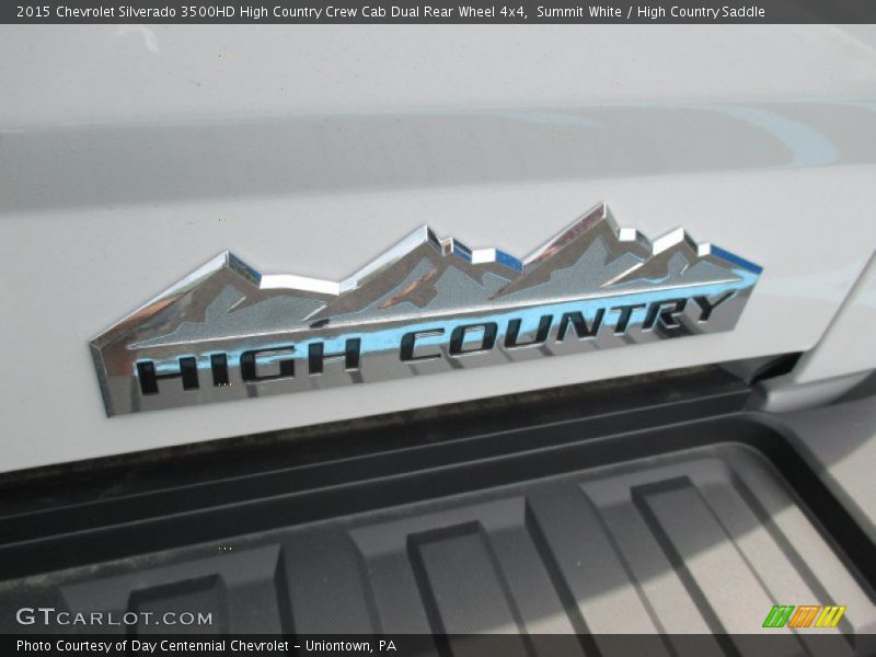  2015 Silverado 3500HD High Country Crew Cab Dual Rear Wheel 4x4 Logo
