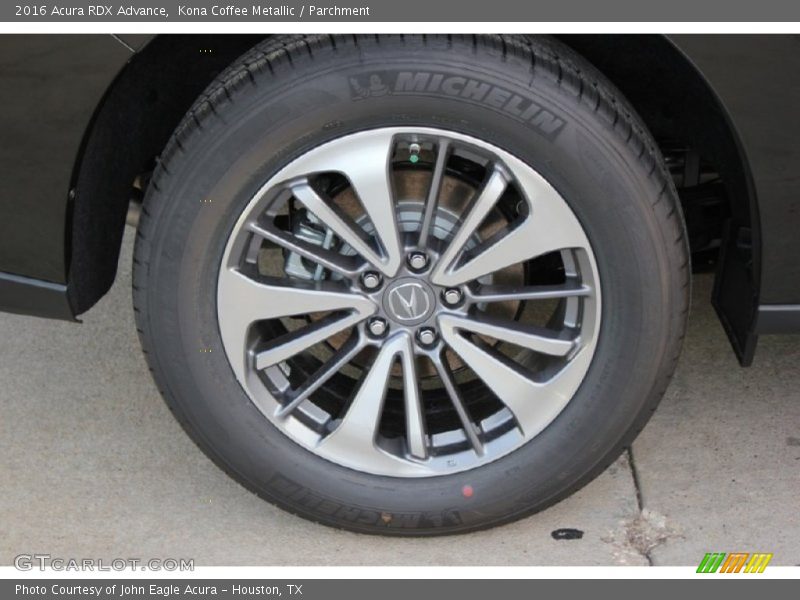 Kona Coffee Metallic / Parchment 2016 Acura RDX Advance