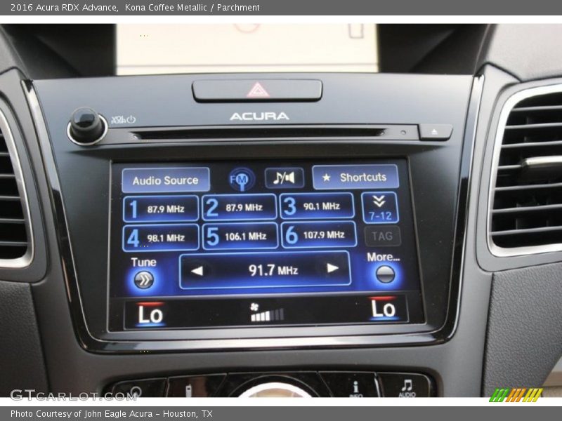 Kona Coffee Metallic / Parchment 2016 Acura RDX Advance