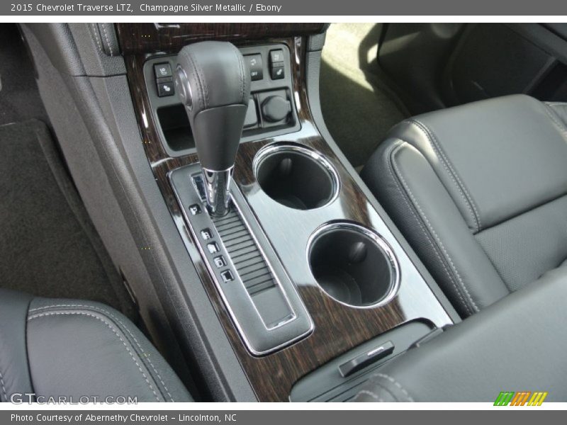 Champagne Silver Metallic / Ebony 2015 Chevrolet Traverse LTZ