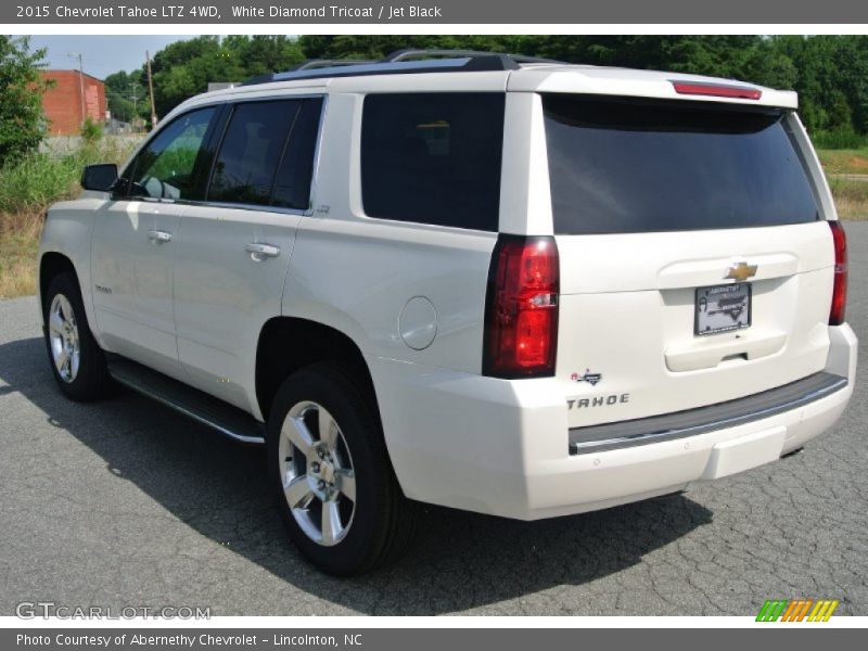 White Diamond Tricoat / Jet Black 2015 Chevrolet Tahoe LTZ 4WD