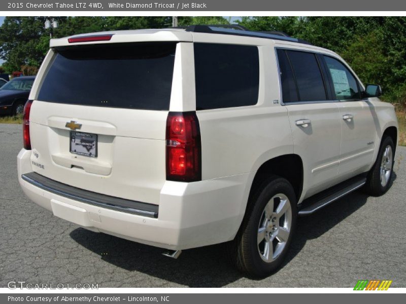 White Diamond Tricoat / Jet Black 2015 Chevrolet Tahoe LTZ 4WD