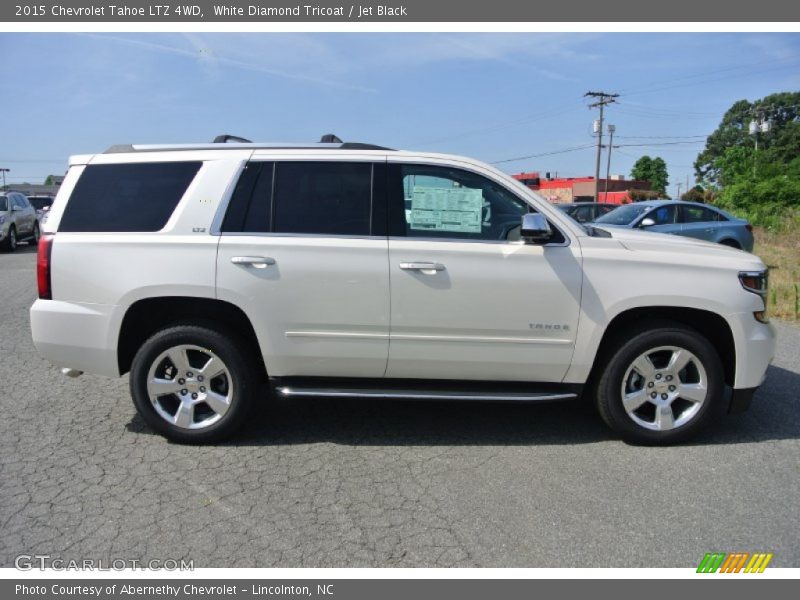 White Diamond Tricoat / Jet Black 2015 Chevrolet Tahoe LTZ 4WD