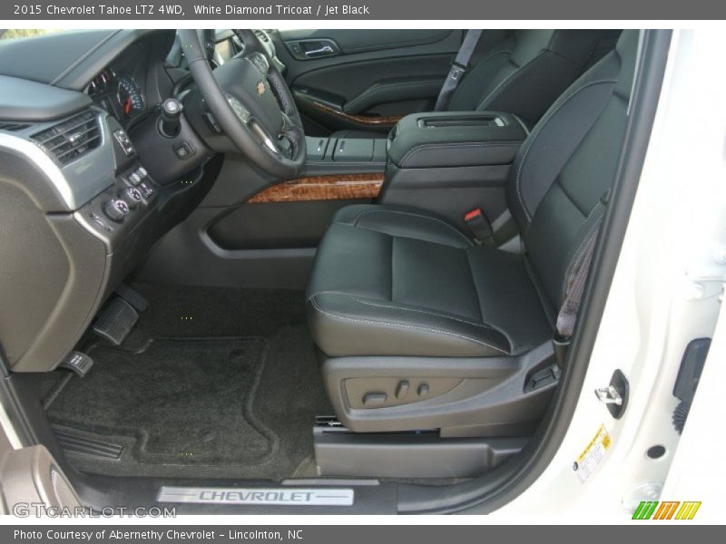 White Diamond Tricoat / Jet Black 2015 Chevrolet Tahoe LTZ 4WD