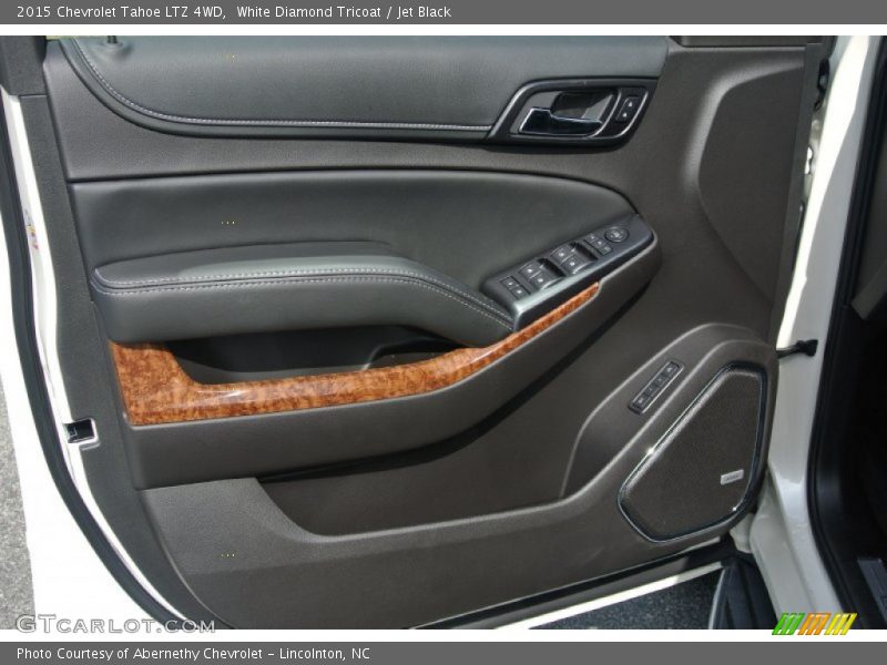 White Diamond Tricoat / Jet Black 2015 Chevrolet Tahoe LTZ 4WD