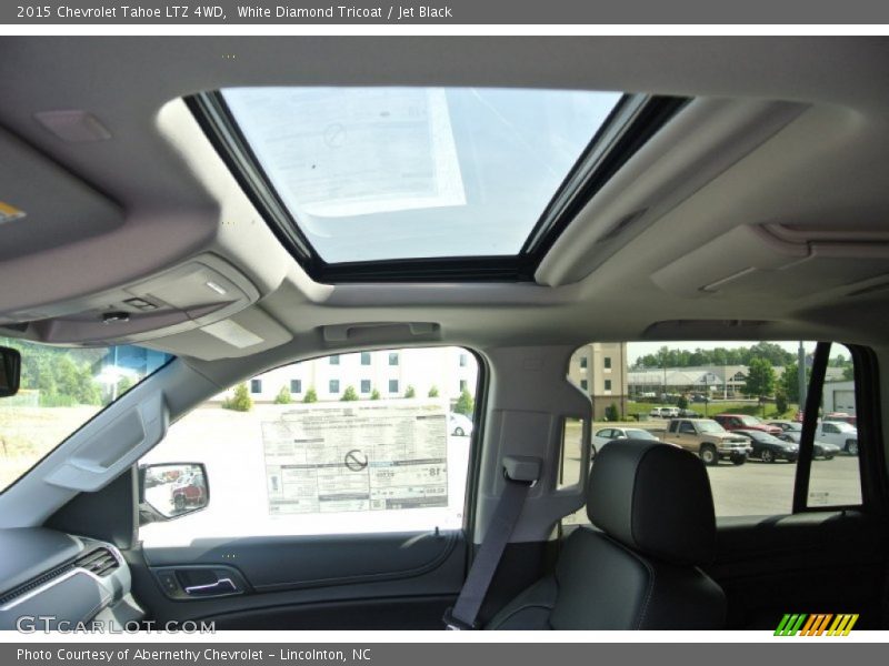 White Diamond Tricoat / Jet Black 2015 Chevrolet Tahoe LTZ 4WD