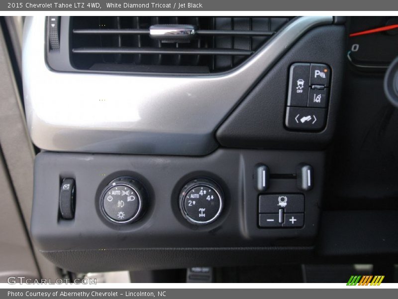 White Diamond Tricoat / Jet Black 2015 Chevrolet Tahoe LTZ 4WD
