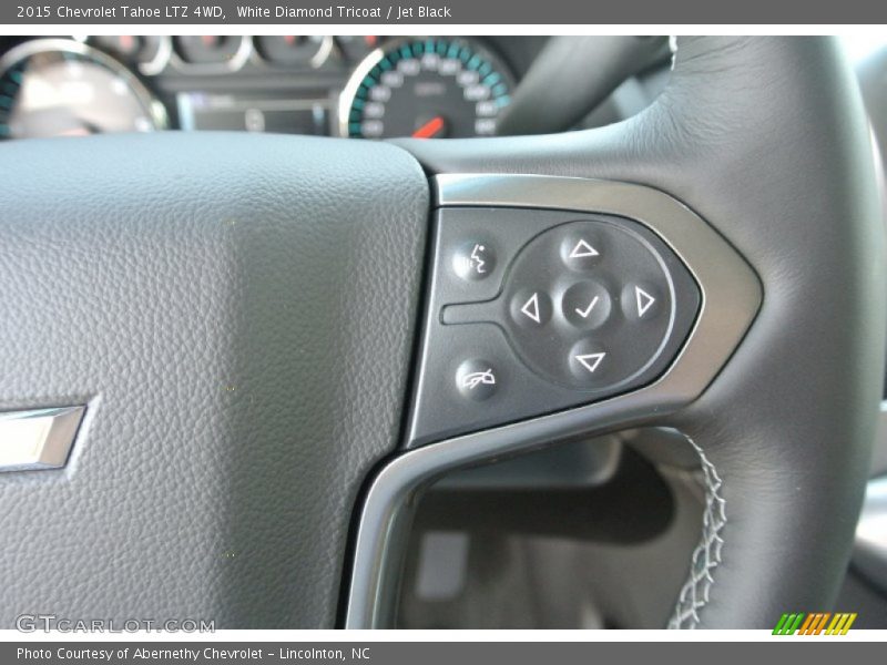 White Diamond Tricoat / Jet Black 2015 Chevrolet Tahoe LTZ 4WD