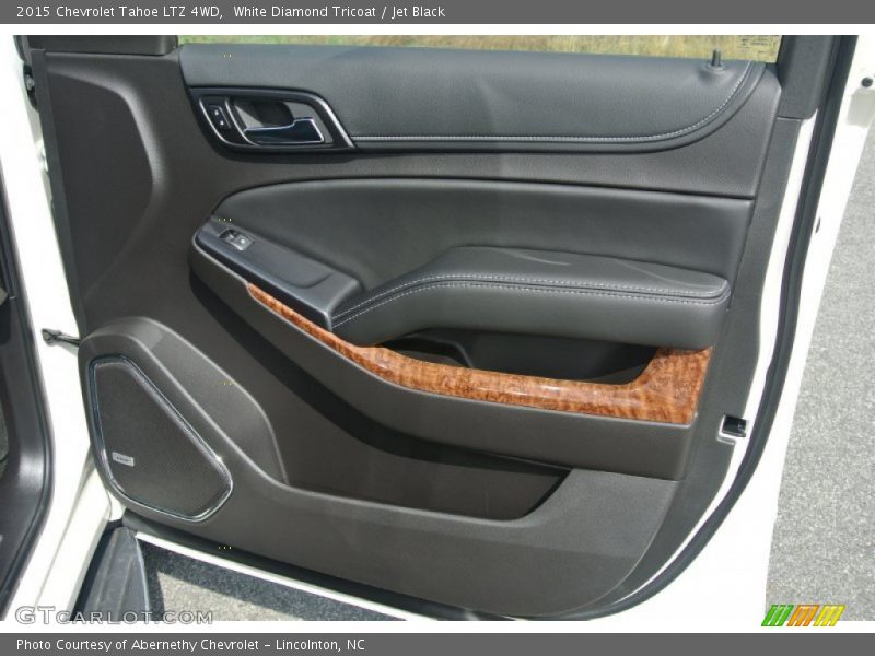 White Diamond Tricoat / Jet Black 2015 Chevrolet Tahoe LTZ 4WD