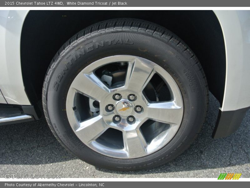 White Diamond Tricoat / Jet Black 2015 Chevrolet Tahoe LTZ 4WD