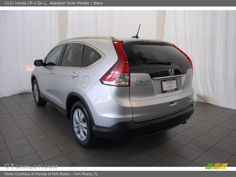 Alabaster Silver Metallic / Black 2013 Honda CR-V EX-L