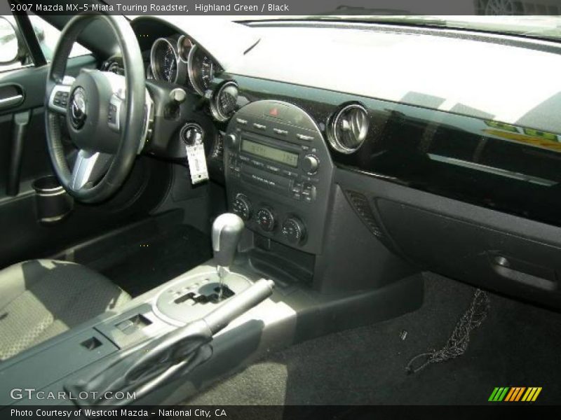Highland Green / Black 2007 Mazda MX-5 Miata Touring Roadster