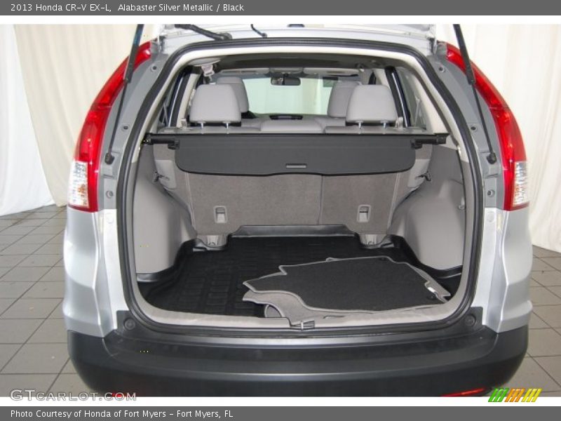 Alabaster Silver Metallic / Black 2013 Honda CR-V EX-L