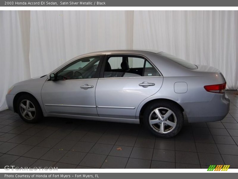 Satin Silver Metallic / Black 2003 Honda Accord EX Sedan