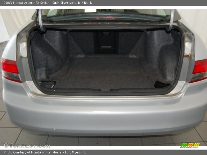 Satin Silver Metallic / Black 2003 Honda Accord EX Sedan