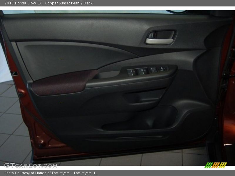 Copper Sunset Pearl / Black 2015 Honda CR-V LX