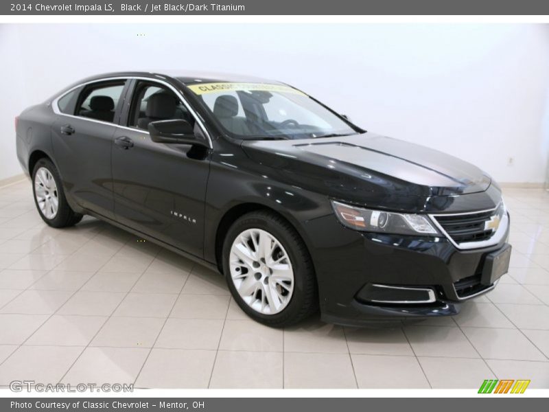Black / Jet Black/Dark Titanium 2014 Chevrolet Impala LS