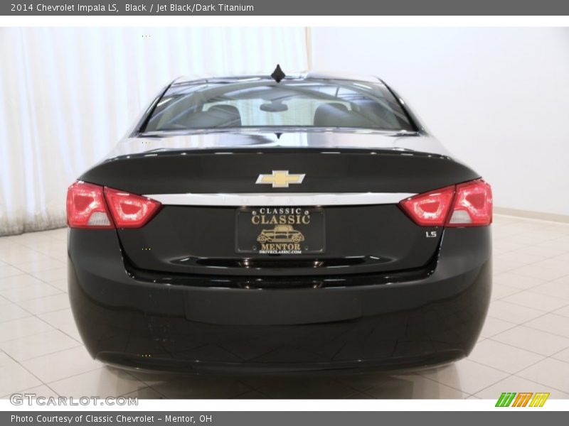 Black / Jet Black/Dark Titanium 2014 Chevrolet Impala LS