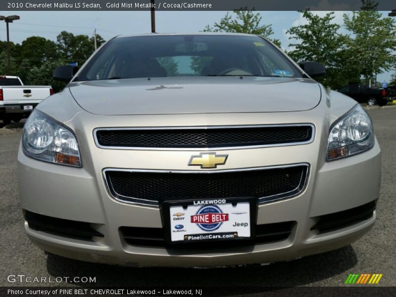 Gold Mist Metallic / Cocoa/Cashmere 2010 Chevrolet Malibu LS Sedan