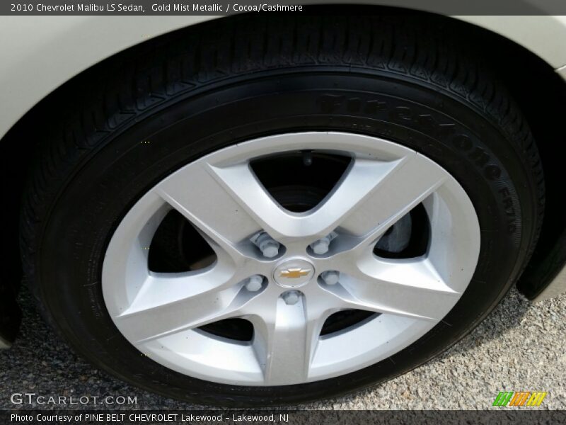 Gold Mist Metallic / Cocoa/Cashmere 2010 Chevrolet Malibu LS Sedan