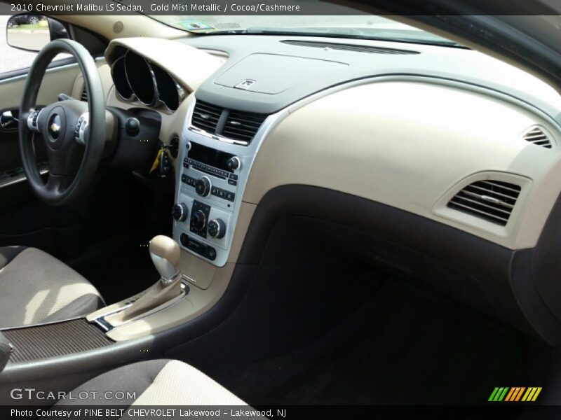 Gold Mist Metallic / Cocoa/Cashmere 2010 Chevrolet Malibu LS Sedan