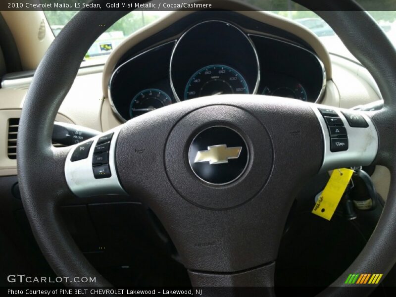 Gold Mist Metallic / Cocoa/Cashmere 2010 Chevrolet Malibu LS Sedan