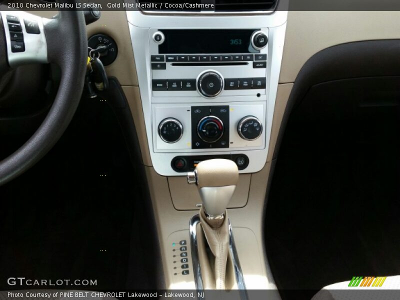 Gold Mist Metallic / Cocoa/Cashmere 2010 Chevrolet Malibu LS Sedan