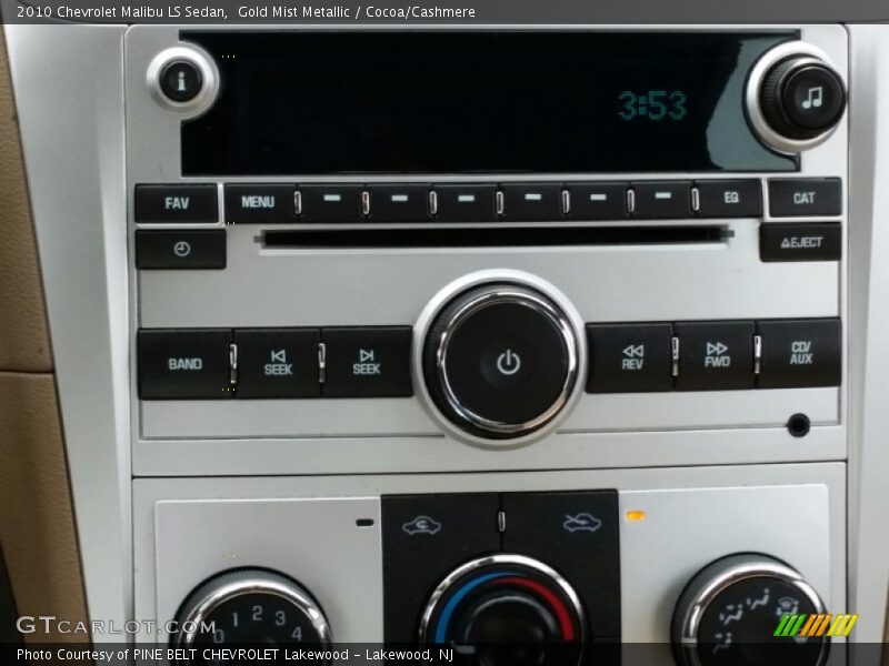 Gold Mist Metallic / Cocoa/Cashmere 2010 Chevrolet Malibu LS Sedan