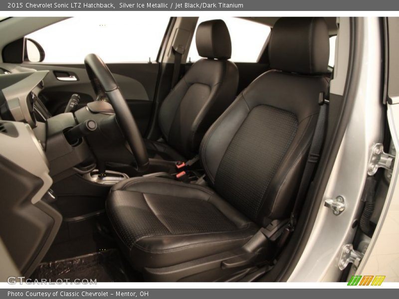  2015 Sonic LTZ Hatchback Jet Black/Dark Titanium Interior