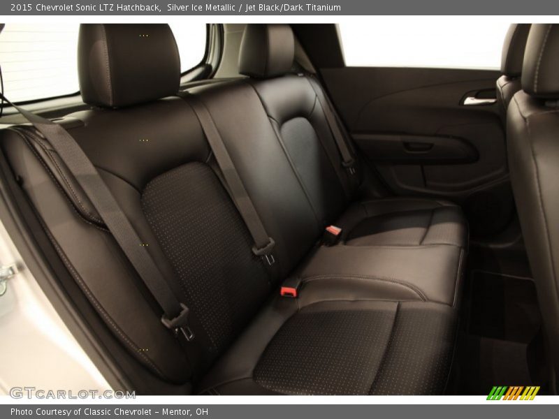 Silver Ice Metallic / Jet Black/Dark Titanium 2015 Chevrolet Sonic LTZ Hatchback