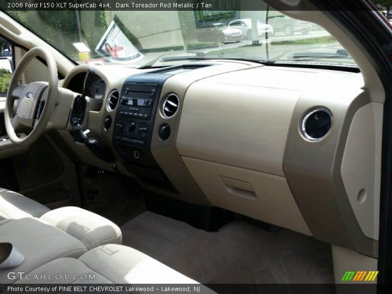 Dark Toreador Red Metallic / Tan 2006 Ford F150 XLT SuperCab 4x4