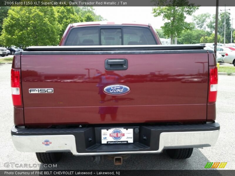 Dark Toreador Red Metallic / Tan 2006 Ford F150 XLT SuperCab 4x4