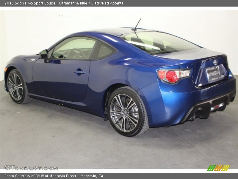Ultramarine Blue / Black/Red Accents 2013 Scion FR-S Sport Coupe