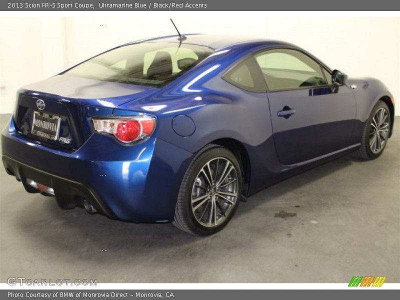 Ultramarine Blue / Black/Red Accents 2013 Scion FR-S Sport Coupe