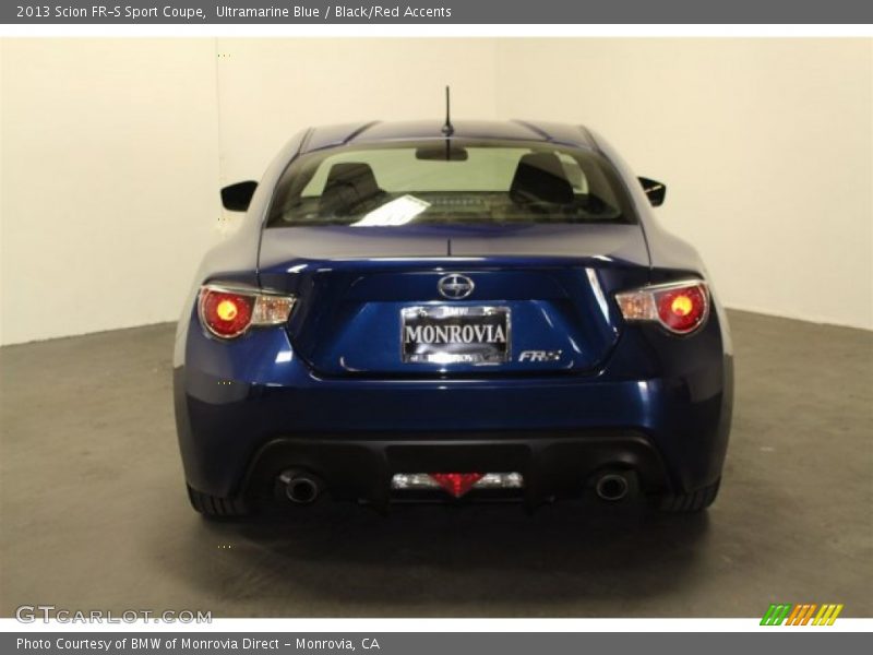 Ultramarine Blue / Black/Red Accents 2013 Scion FR-S Sport Coupe