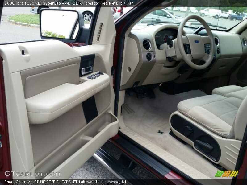 Dark Toreador Red Metallic / Tan 2006 Ford F150 XLT SuperCab 4x4