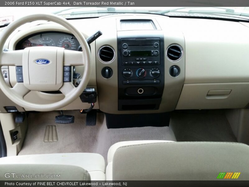 Dark Toreador Red Metallic / Tan 2006 Ford F150 XLT SuperCab 4x4