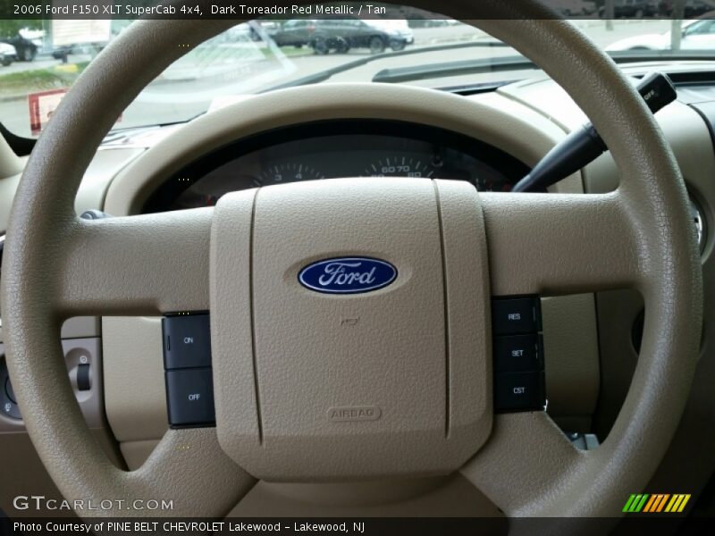 Dark Toreador Red Metallic / Tan 2006 Ford F150 XLT SuperCab 4x4