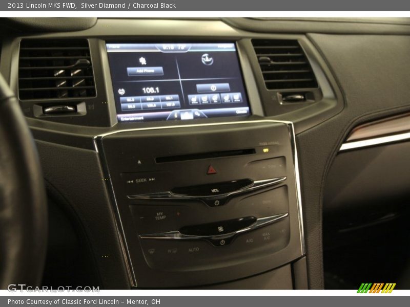 Silver Diamond / Charcoal Black 2013 Lincoln MKS FWD