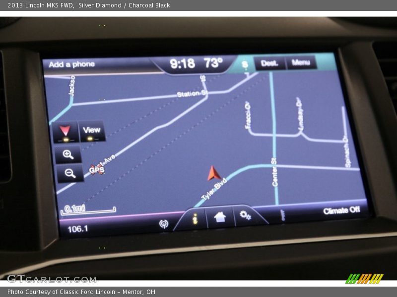 Silver Diamond / Charcoal Black 2013 Lincoln MKS FWD