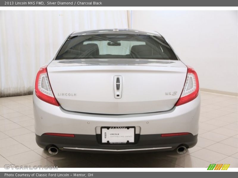 Silver Diamond / Charcoal Black 2013 Lincoln MKS FWD