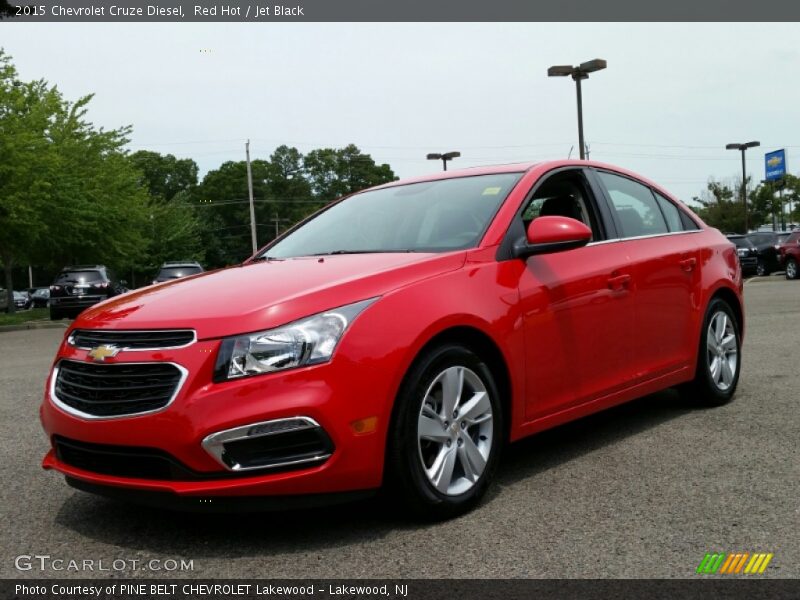 Red Hot / Jet Black 2015 Chevrolet Cruze Diesel