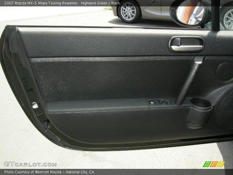 Highland Green / Black 2007 Mazda MX-5 Miata Touring Roadster