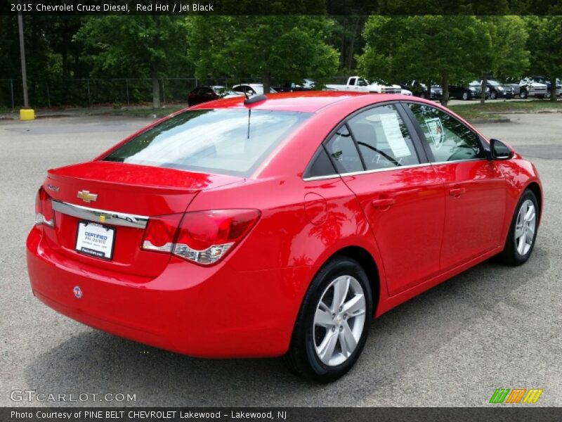 Red Hot / Jet Black 2015 Chevrolet Cruze Diesel