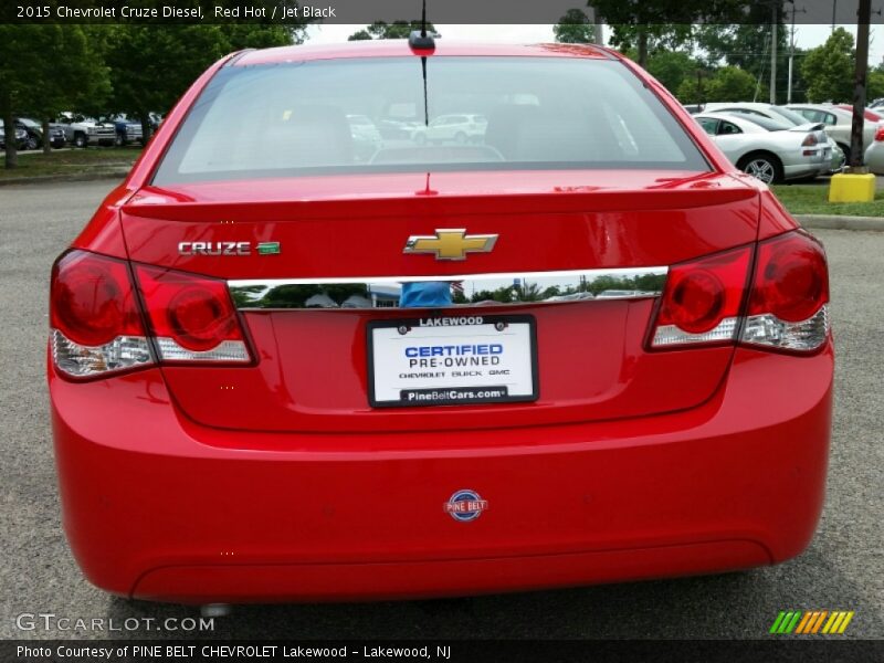 Red Hot / Jet Black 2015 Chevrolet Cruze Diesel